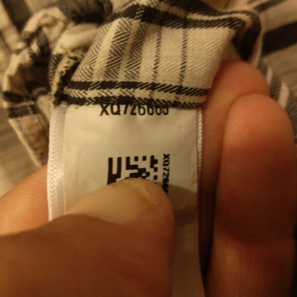 The North Face Valley shirt dress womens M Medium gray plaid long sleeve camp - Picture 9 of 10